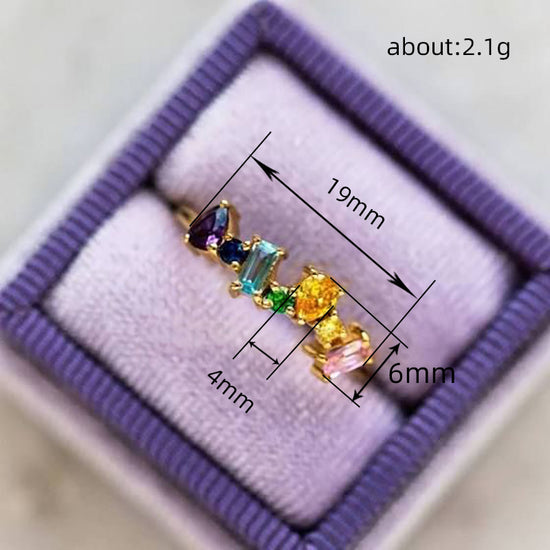 Geometry Pattern Style High-grade Temperament Index Finger Ring
