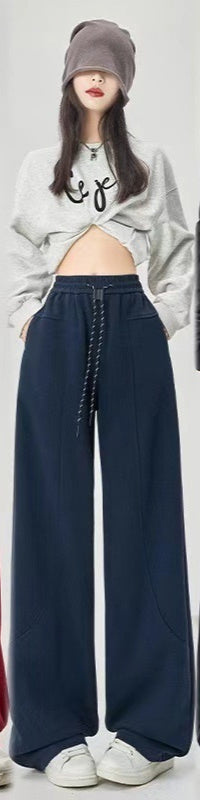 Ankela Casual Sweatpants Fleece-lined Thickened