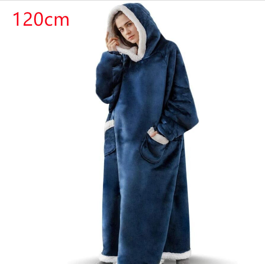 Winter TV Hoodie Blanket Winter Warm Home Clothes Women Men