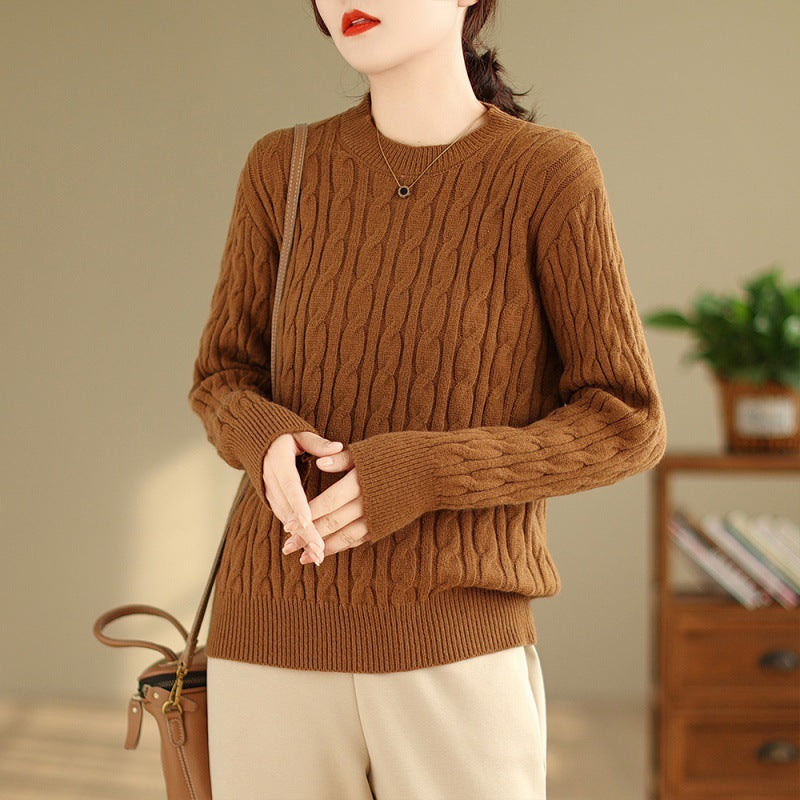 Western Style Outer And Inner Wear All-match Sweater