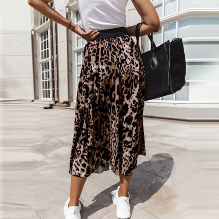 New Leopard Print Sexy A-Line Mini Skirt Women