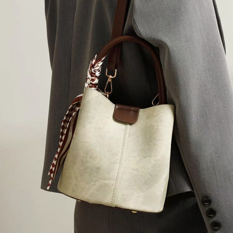 Simple Portable Bucket Bag For Women Summer New