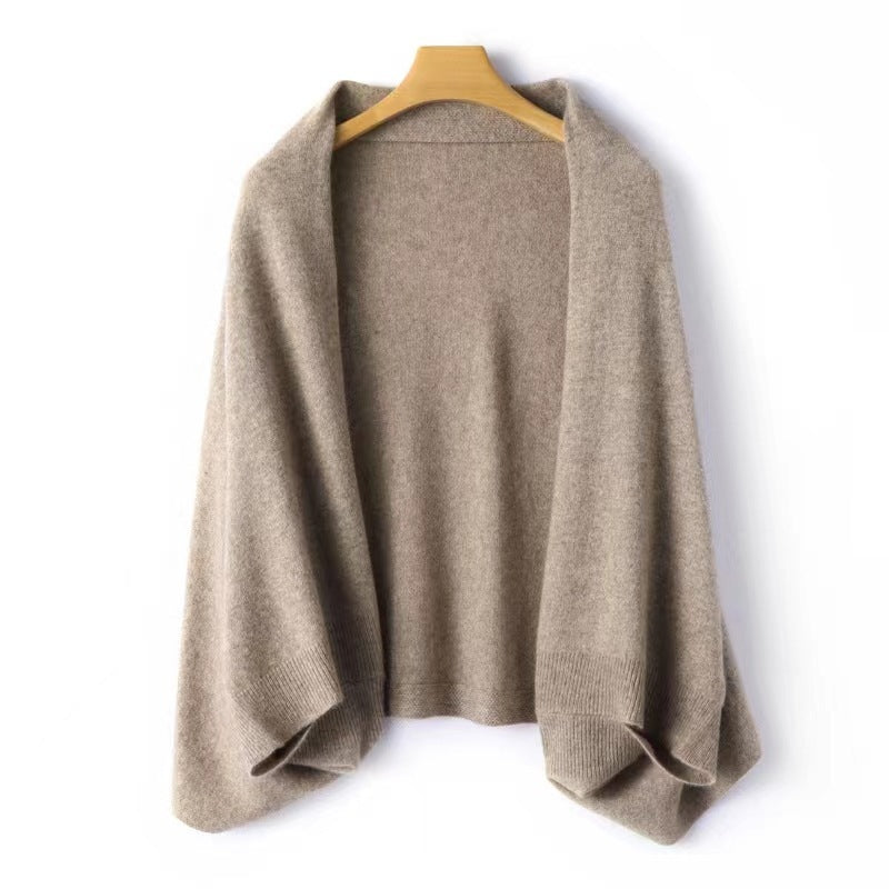 Idle Style Loose Women's Loose Air-conditioner Cardigan Warm Cloak
