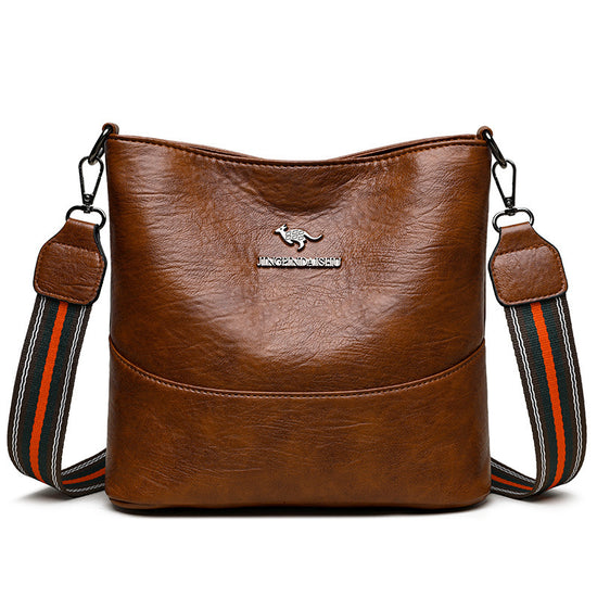 European American Simple Versatile Bucket Bag