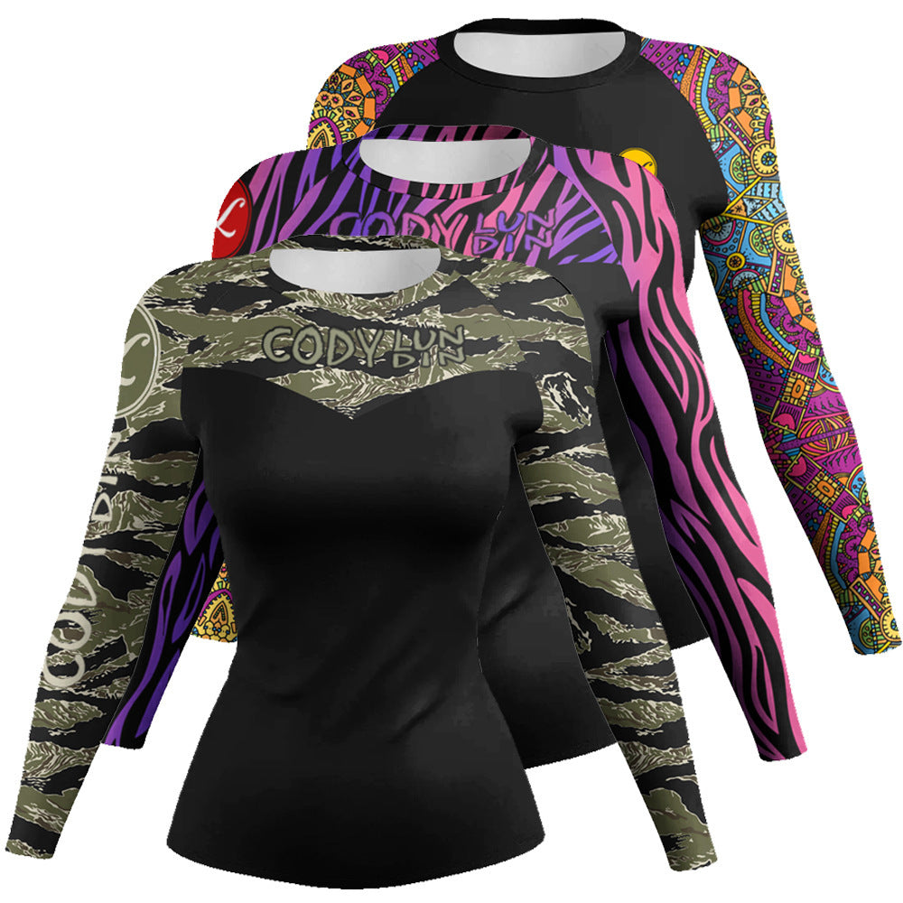 Women's Workout Clothes Slim Fit Clothes Long Sleeve Top