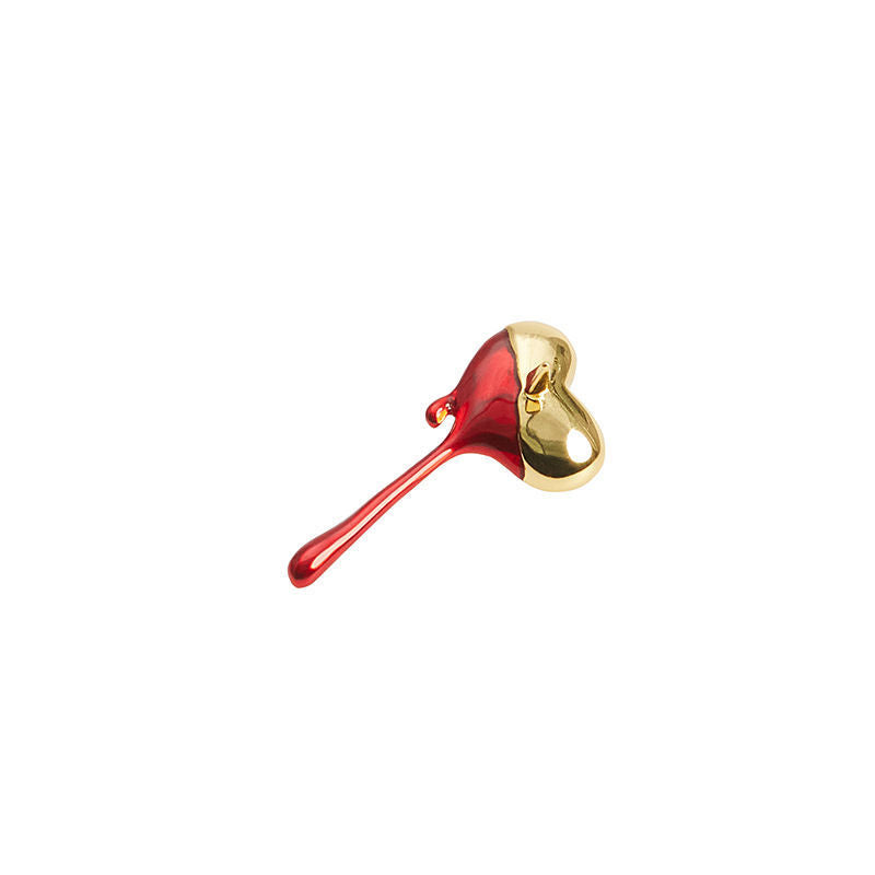 Small Melting Tears Love Blood Stud Earrings