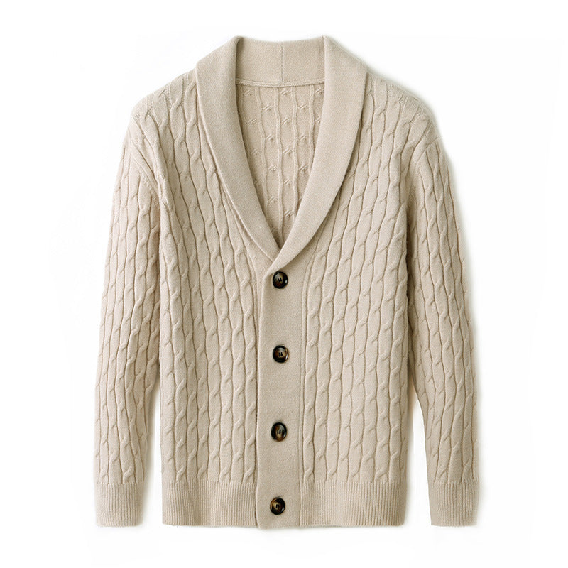 Autumn New Men's Knitwear Cardigan Casual Coat Sweater