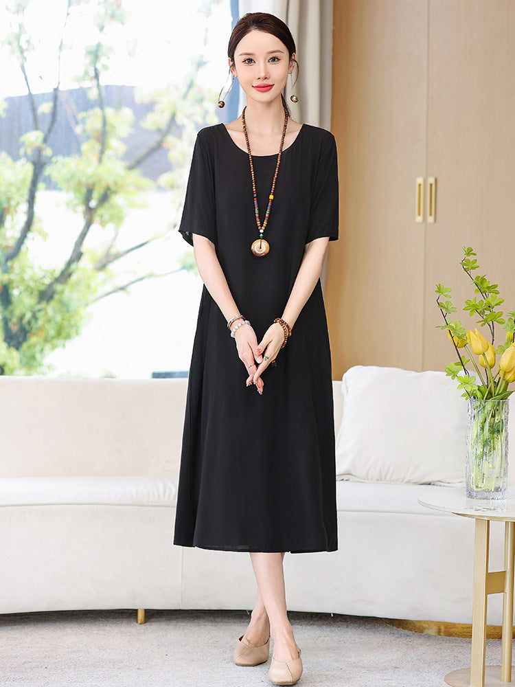 Middle-aged Mom Dress Homewear Outerwear