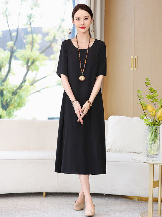 Middle-aged Mom Dress Homewear Outerwear