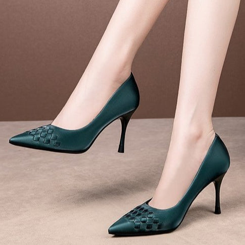 Pointed Shallow Mouth Single Shoes Women Stiletto Fashion Shoes Women