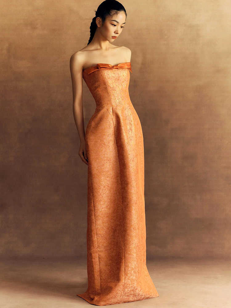 Women's Dress Bridal Cheongsam Long Dress