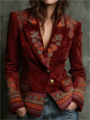 Casual Retro Stand Collar Coat