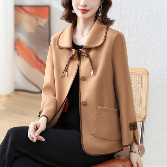 Spring Wear Outer Women's Fashion Short Trench Coat