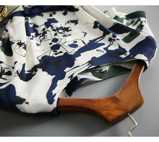 Women's Japanese Light Luxury Print Dress