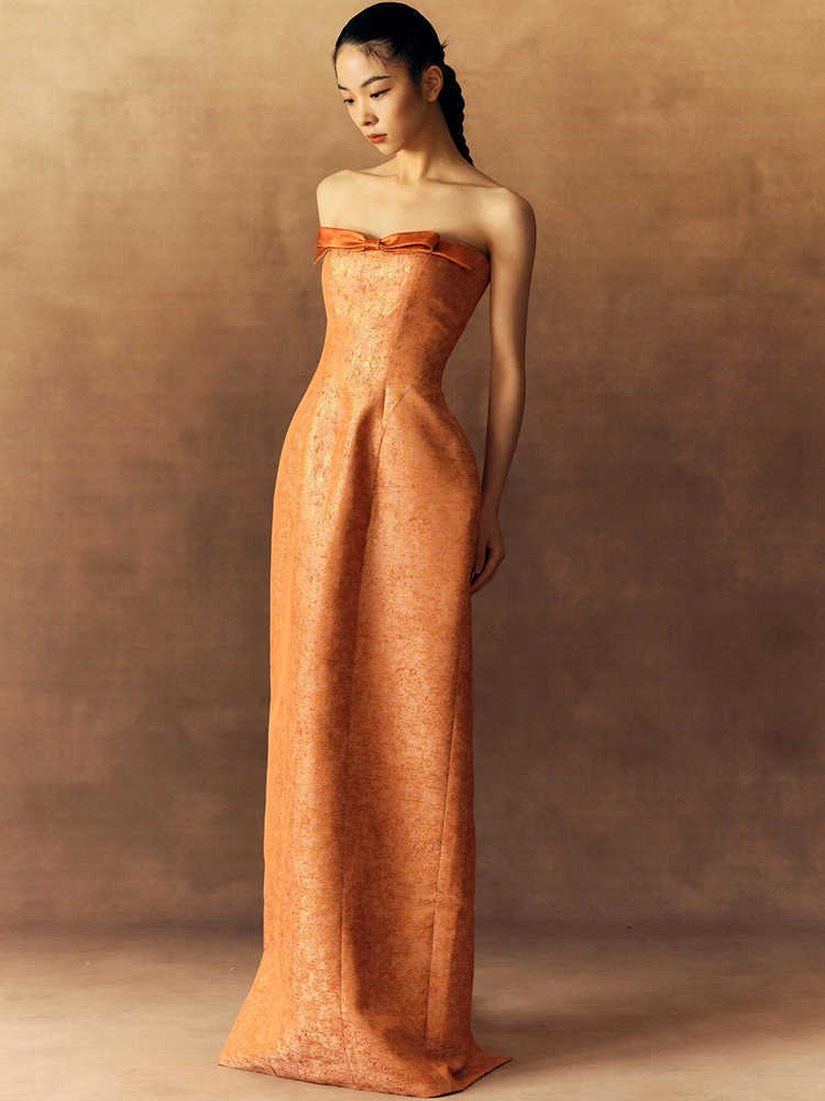 Women's Dress Bridal Cheongsam Long Dress