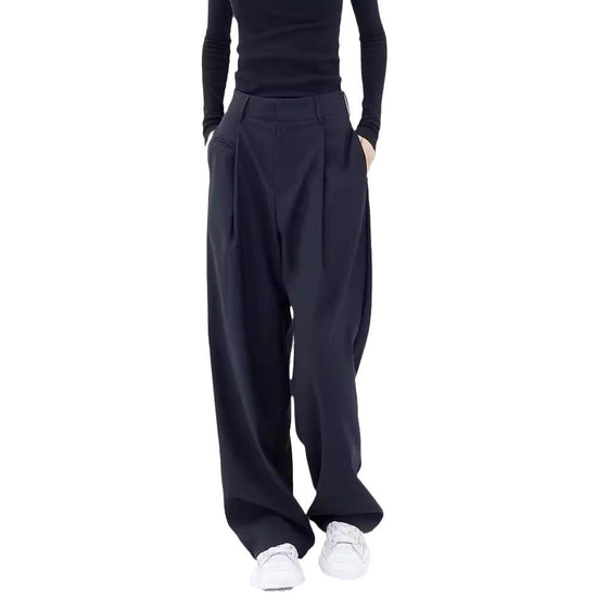 Design Drape Wide-leg Casual Pants Straight-leg Pants