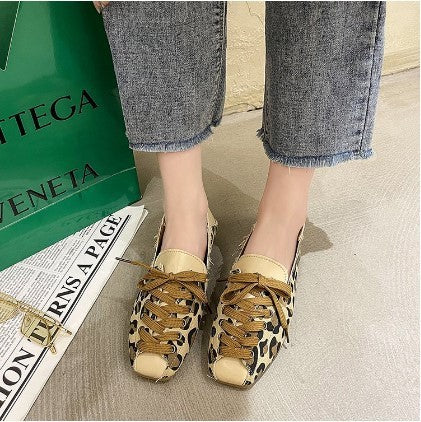 Peas Shoes Women's Autumn New One-legged Lazy