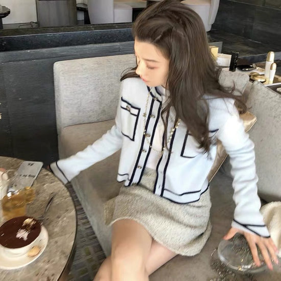 Short Knit Cardigan Thin Loose Loose Thin Sweater Coat Women