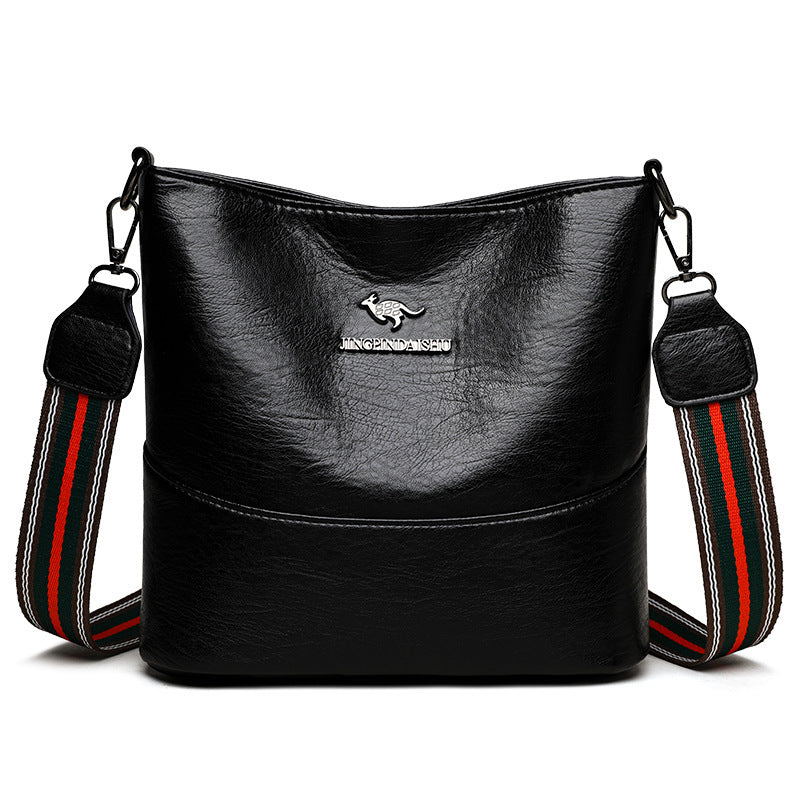 European American Simple Versatile Bucket Bag