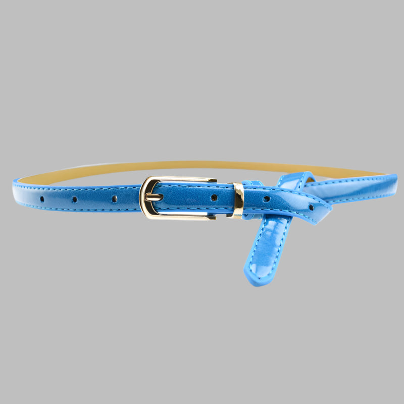 Belt Pin Buckle Ladies Patent Leather Pu