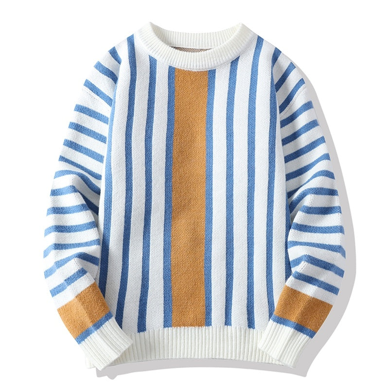 Men Loose Casual Soft Warm  Fall Winter Cashmere Knitted Sweater