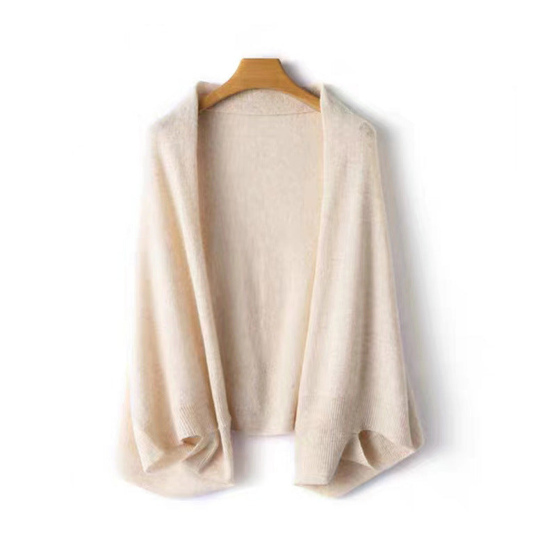 Idle Style Loose Women's Loose Air-conditioner Cardigan Warm Cloak