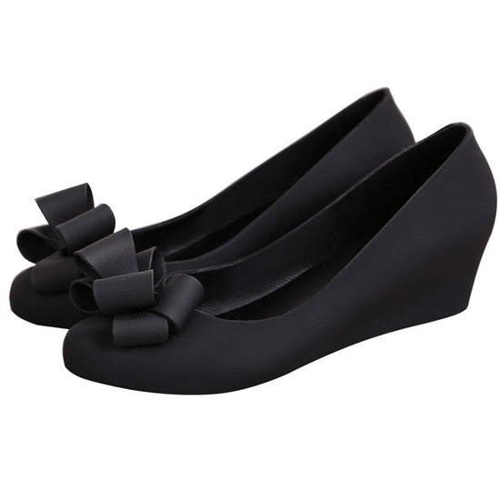 New Baotou Fashion Wedge Heel Jelly Sandals