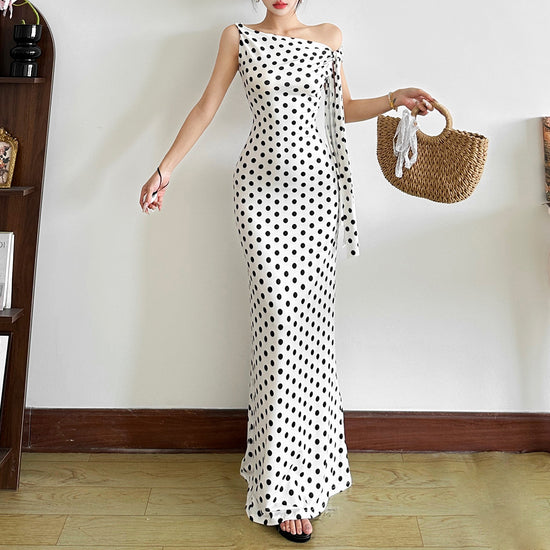 Women's Clothing French Sexy Elegant Slim-fit Sheath Dress