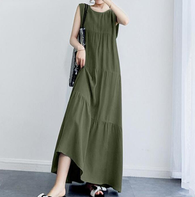 Artistic Temperament Cotton And Linen Casual Dress