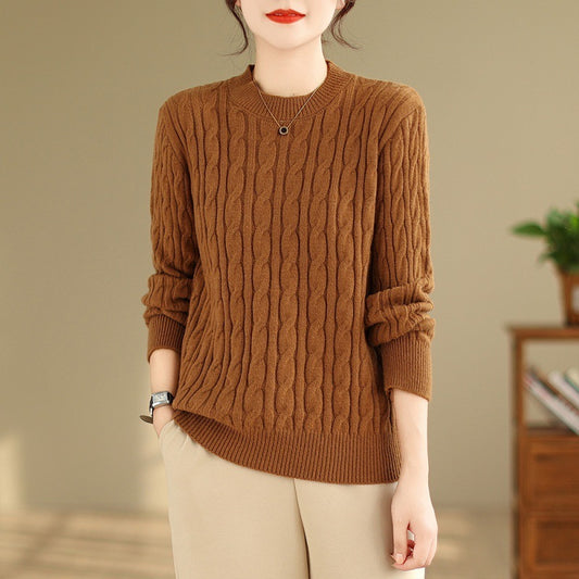 Western Style Outer And Inner Wear All-match Sweater