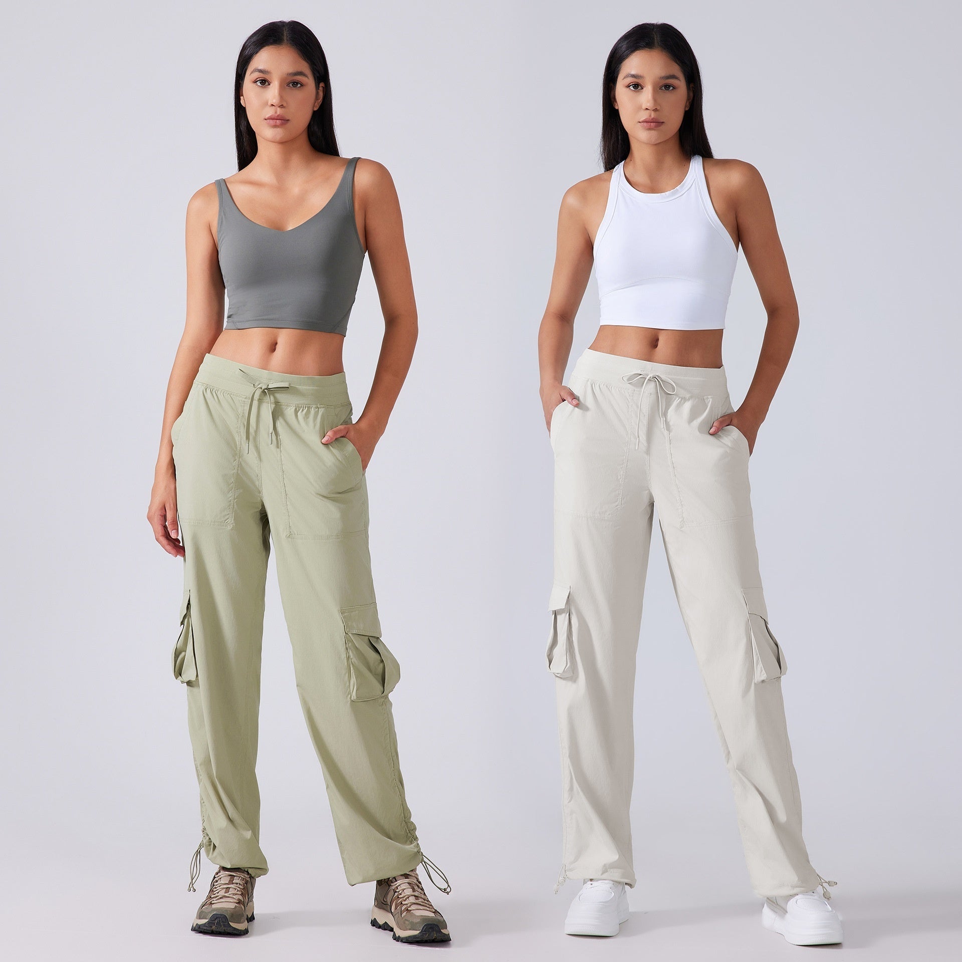 Multi-pocket Wide-leg Workwear Casual Pants
