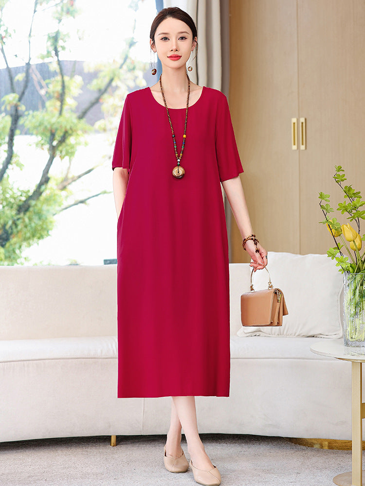 Middle-aged Mom Dress Homewear Outerwear