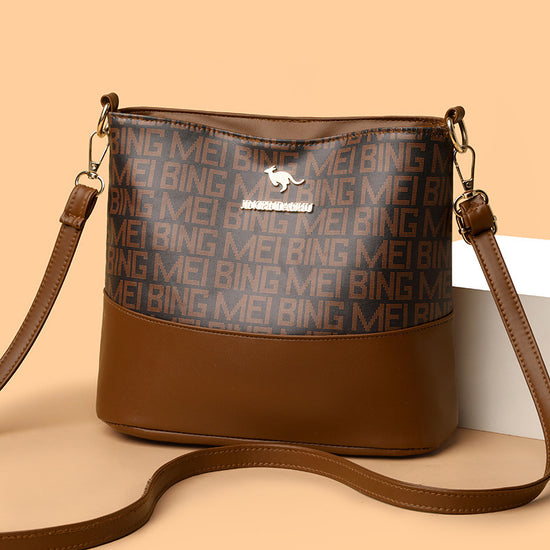 Retro Soft Leather Simple Versatile Messenger Bag
