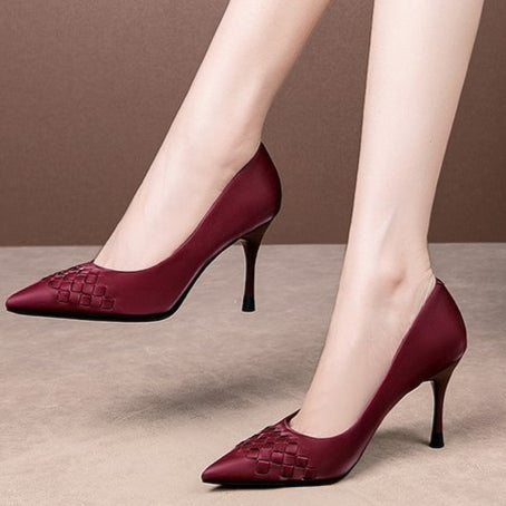 Pointed Shallow Mouth Single Shoes Women Stiletto Fashion Shoes Women