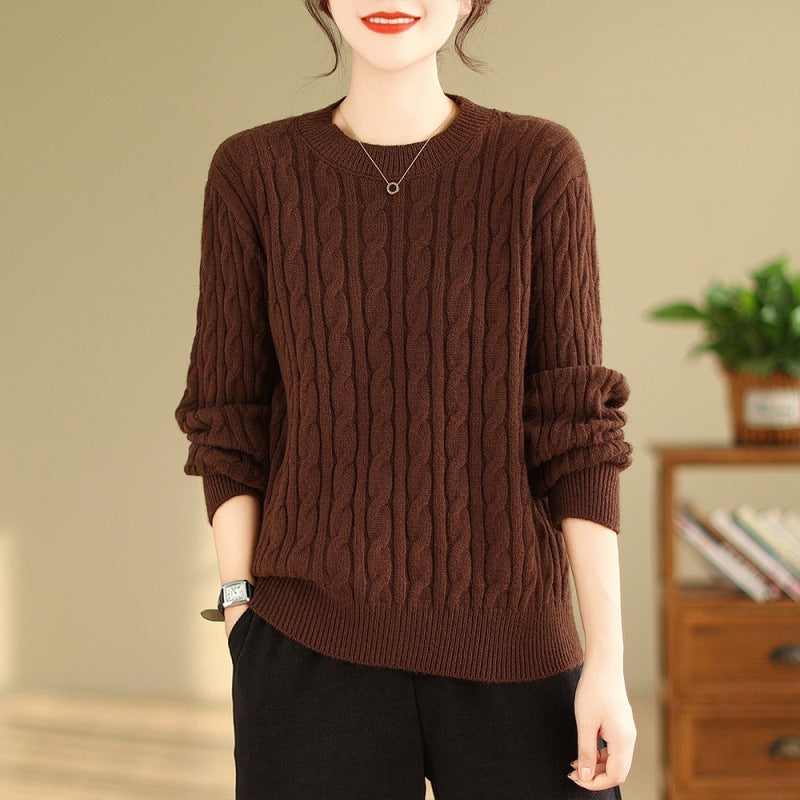 Western Style Outer And Inner Wear All-match Sweater