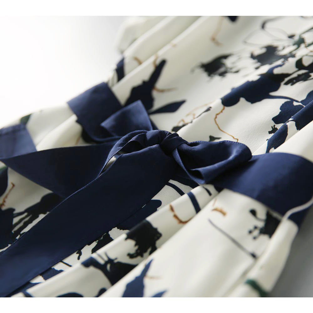 Women's Japanese Light Luxury Print Dress