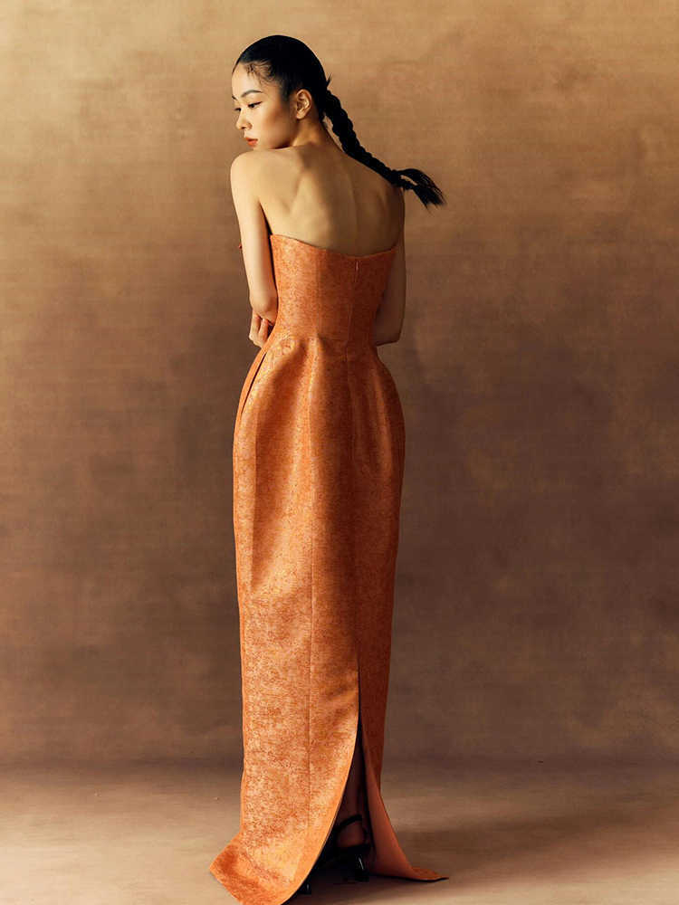 Women's Dress Bridal Cheongsam Long Dress
