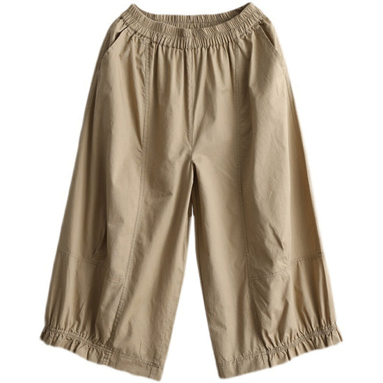 Plus Size All-matching Youthful-looking Wide-leg Pants