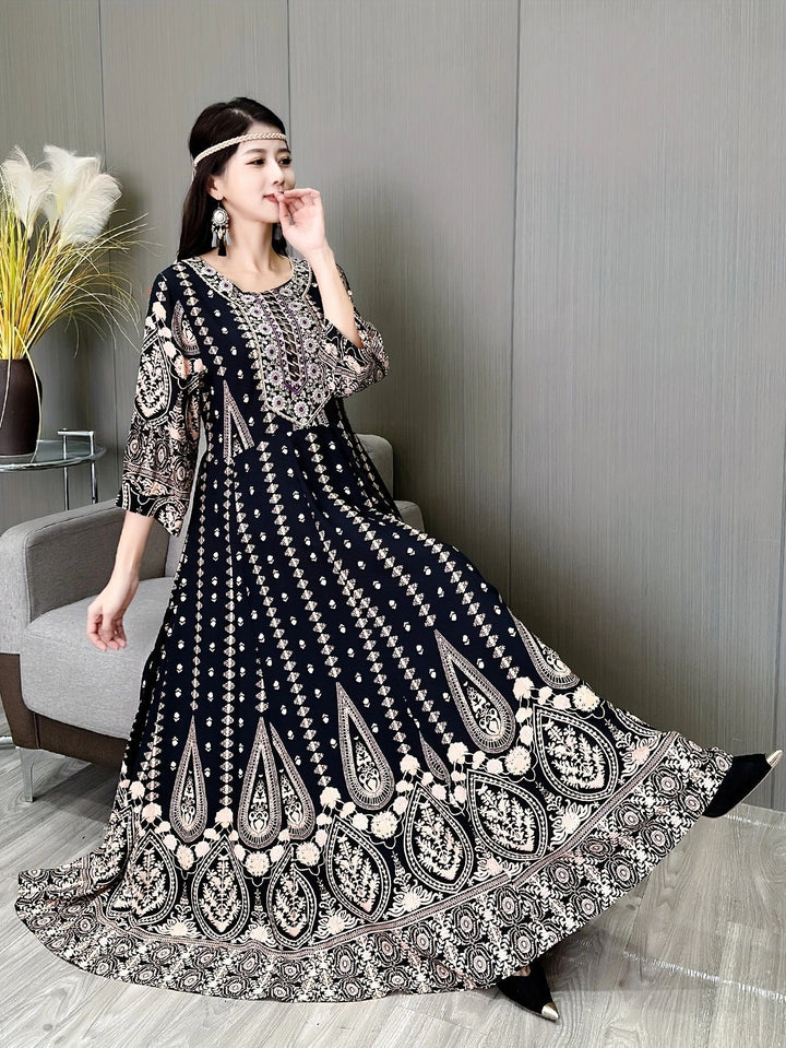 Women's Bohemian Embroidery Dress